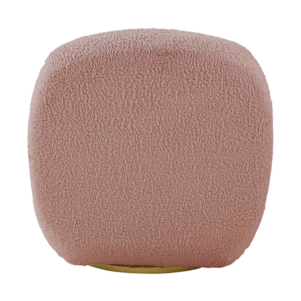 ACME Yedaid Pink Teddy Sherpa Accent Chair with Swivel Model AC00232