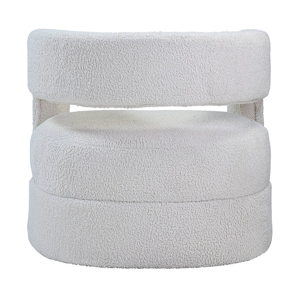 ACME Yitua White Teddy Sherpa Accent Chair Model AC00233