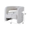 ACME Yitua White Teddy Sherpa Accent Chair Model AC00233