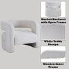 ACME Yitua White Teddy Sherpa Accent Chair Model AC00233