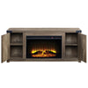 ACME Tobias Rustic Oak Fireplace (Include 91617FIR) Model AC00275