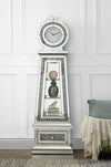 ACME Noralie Mirrored & Faux Diamonds Grandfather Clock with LED Model AC00349