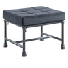 ACME Brantley Gray Velvet & Sandy Gray Ottoman Model AC00427