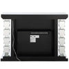 ACME Noralie Mirrored & Faux Diamonds Fireplace with Bluetooth Model AC00509