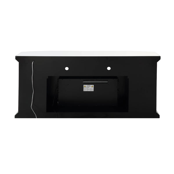 ACME Noralie Mirrored & Faux Diamonds TV Stand with Fireplace & LED Model AC00517