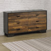 ACME Eos Walnut & Black Dresser Model AC00546