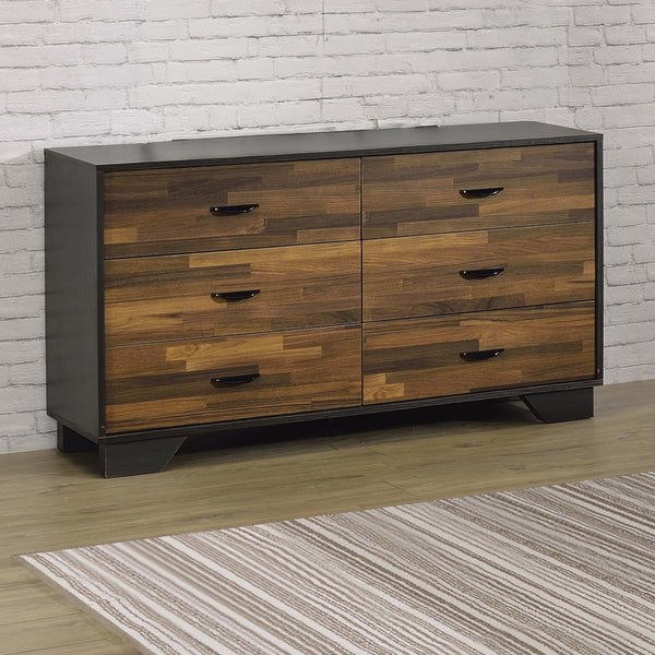 ACME Eos Walnut & Black Dresser Model AC00546