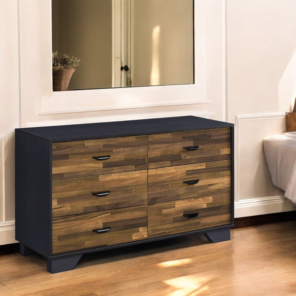 ACME Eos Walnut & Black Dresser Model AC00546