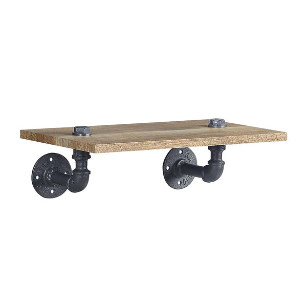 ACME Brantley Oak & Sandy Black Wall Rack Model AC00734