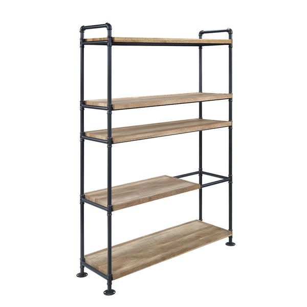 ACME Brantley Oak & Sandy Black Bookshelf Model AC00758