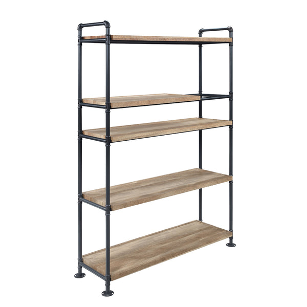 ACME Brantley Oak & Sandy Black Bookshelf Model AC00758