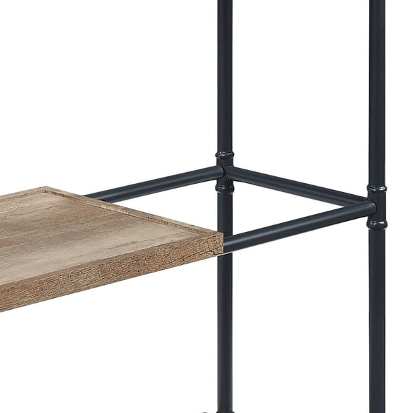 ACME Brantley Oak & Sandy Black Bookshelf Model AC00758