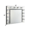 ACME Noralie Mirrored & Faux Diamonds Accent Mirror Model AC00762