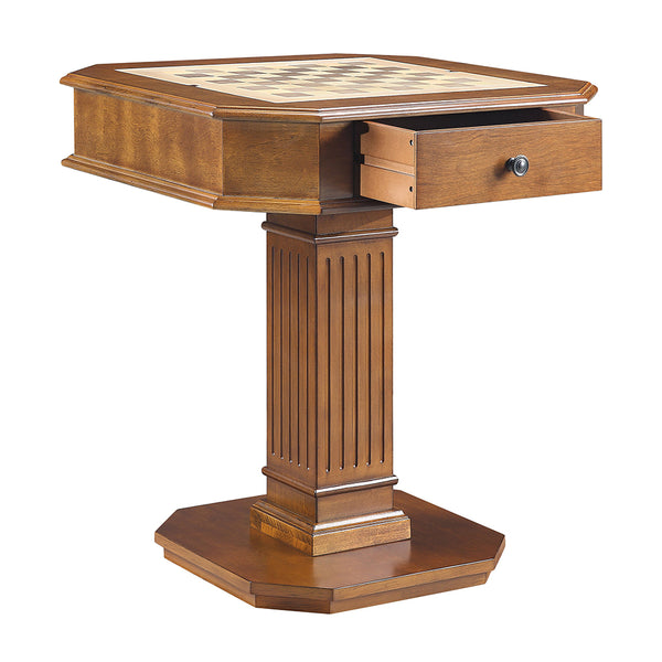 ACME Galini Walnut Game Table Model AC00863