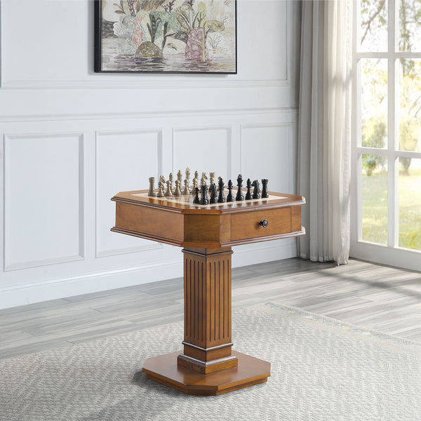 ACME Galini Walnut Game Table Model AC00863