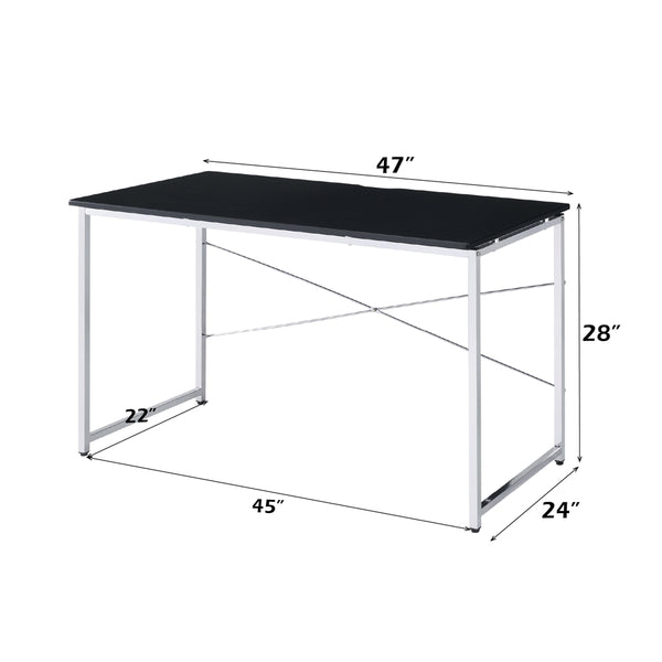 ACME Tennos Black & Chrome Vanity Desk(Same 93195) Model AC00904
