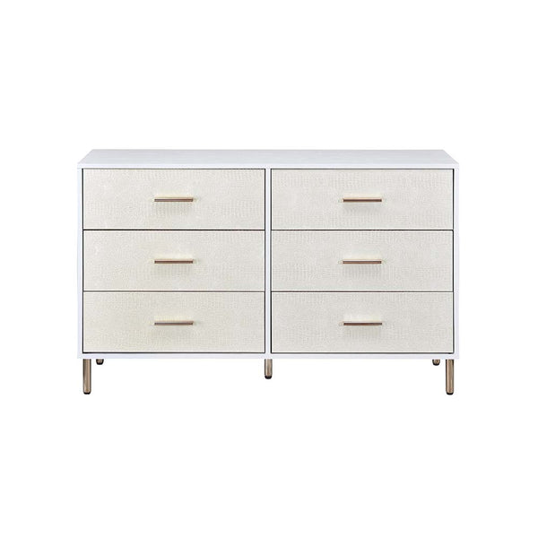 ACME Myles White Champagne & Gold Dresser Model AC00960
