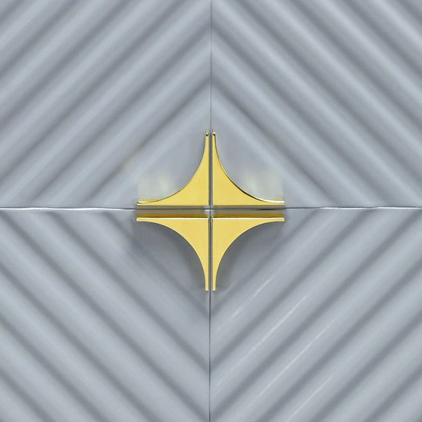 ACME Gaines Gray High Gloss Cabinet Model AC01032