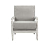 ACME Saraid Gray Linen & Light Oak Accent Chair Model AC01164