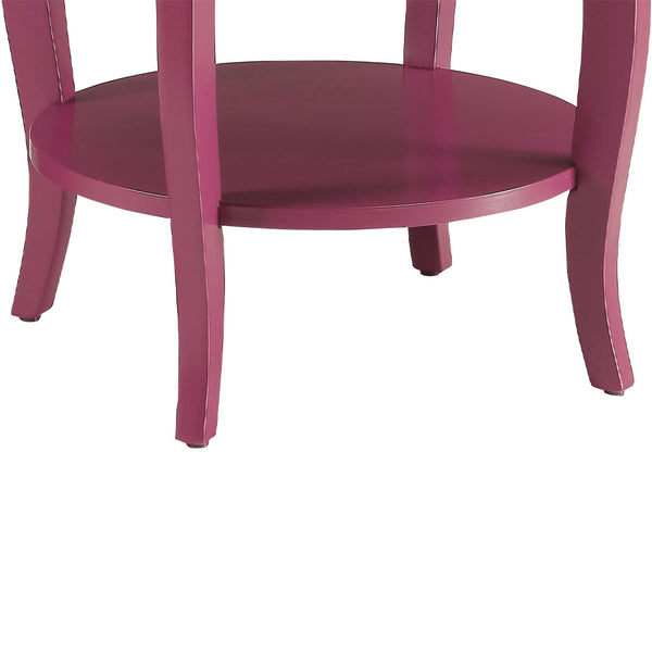 ACME Aberta Purple Accent Table Model AC01228