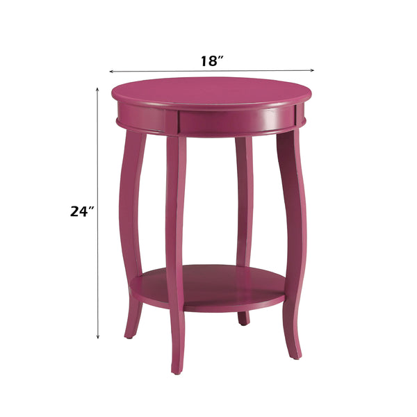 ACME Aberta Purple Accent Table Model AC01228
