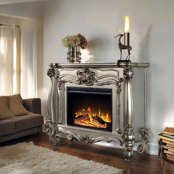 ACME Versailles Antique Platinum Fireplace Model AC01314