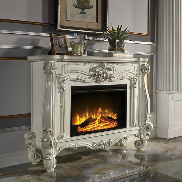 ACME Versailles Bone White Fireplace Model AC01316