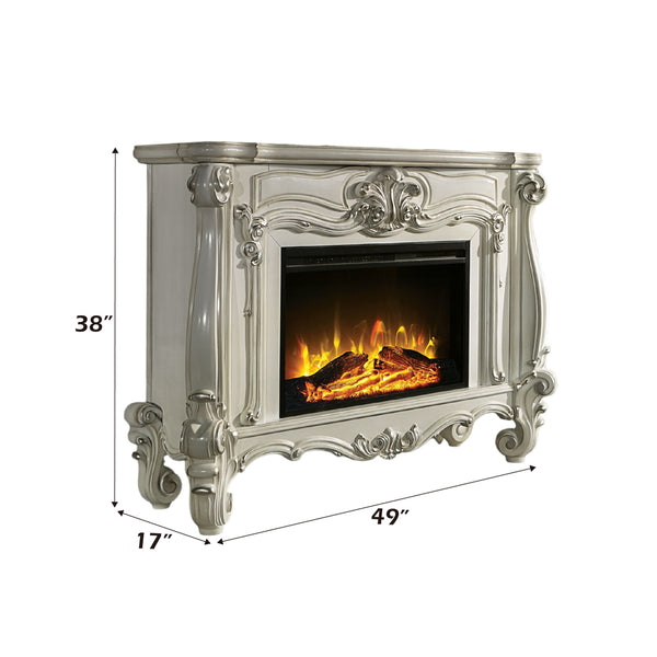 ACME Versailles Bone White Fireplace Model AC01316