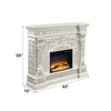 ACME Vanaheim Antique White Fireplace Model AC01617