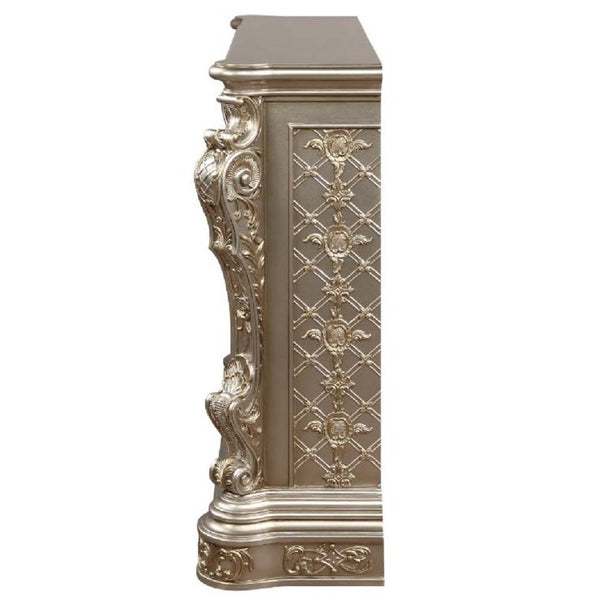 ACME Danae Antique Silver Fireplace Model AC01618