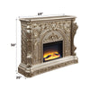 ACME Danae Antique Silver Fireplace Model AC01618