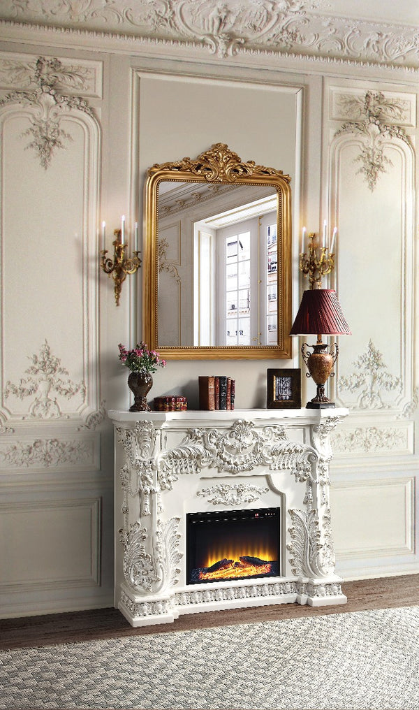 ACME Adara Antique White Fireplace Model AC01620