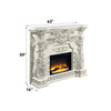 ACME Adara Antique White Fireplace Model AC01620