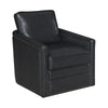 ACME Rocha Black Leather Aire Accent Chair with Swivel Model AC01885