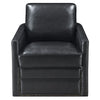 ACME Rocha Black Leather Aire Accent Chair with Swivel Model AC01885