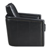 ACME Rocha Black Leather Aire Accent Chair with Swivel Model AC01885