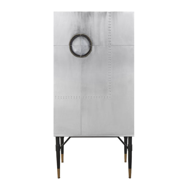 ACME Yoela Aluminum Wine Cabinet Model AC01996