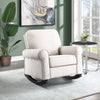 ACME Elvin Beige Fabric Rocking Chair Model AC02184