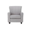 ACME Denzell Gray Linen Rocking Chair Model AC02185
