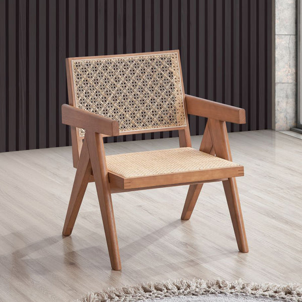ACME Velentina Rattan & Natural Accent Chair Model AC02375