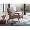 ACME Lide Light Brown Fabric & Brown Accent Chair Model AC02378