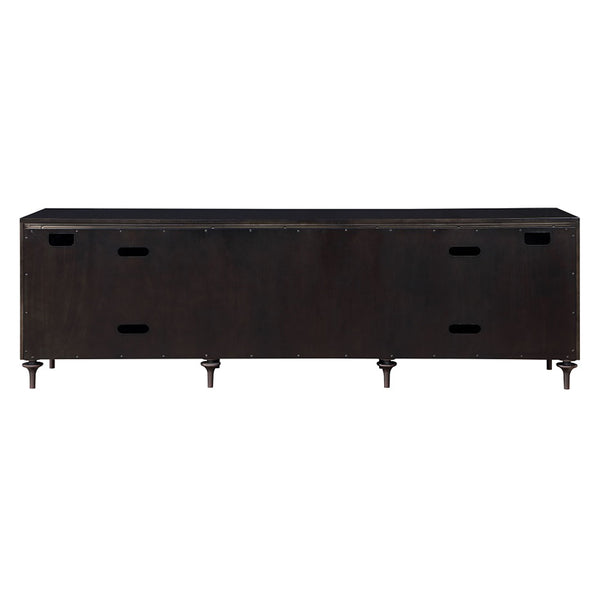 ACME Diya Forged Bronze & Espresso Console Cabinet Model AC02503