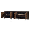 ACME Diya Forged Bronze & Espresso Console Cabinet Model AC02503