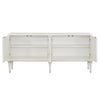 ACME Ansaldo Pearl White & Silver Shimmer Console Cabinet Model AC02506