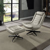 ACME Piran Twilight Top Grain Leather Accent Chair with Swivel Model AC02584