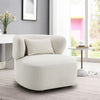 ACME Darius Beige Boucle Accent Chair with Pillow Model AC02589