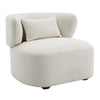 ACME Darius Beige Boucle Accent Chair with Pillow Model AC02589