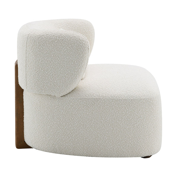 ACME Darius Beige Boucle Accent Chair with Pillow Model AC02589