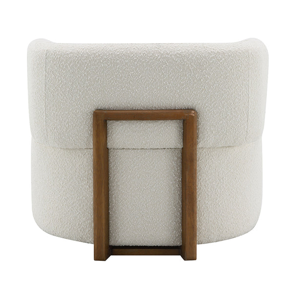 ACME Darius Beige Boucle Accent Chair with Pillow Model AC02589