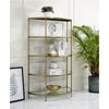 ACME Aditya Mirrored & Antique Brass Rack Model AC02738